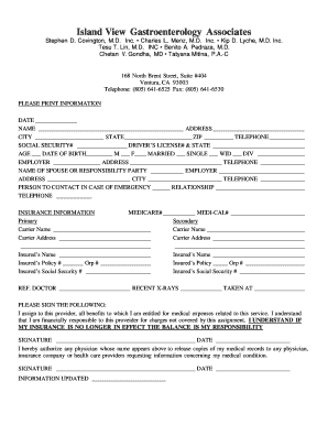 Patient Information Form