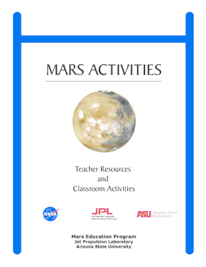 Fillable Online NASA: Mars Activities Fax Email Print - pdfFiller