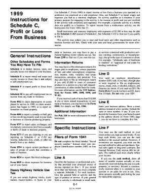 Schedule C (Form 1040) for Sole Proprietors