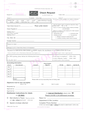Check Request Form