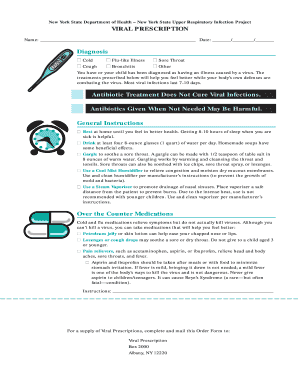 New York State Viral Prescription Form