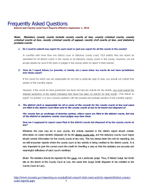District and County-Level Court Reports Effective September 1, 2010 - txcourts
