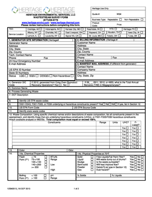 Wastestream Survey Form