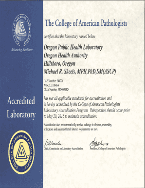 Abstract paper example - The College of American Pathologists - public health oregon