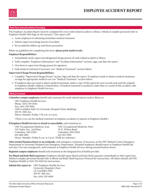 Employee Accident Report