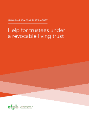 Help for trustees under a revocable living trust - files consumerfinance