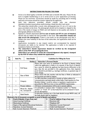 Subscriber Registration Form