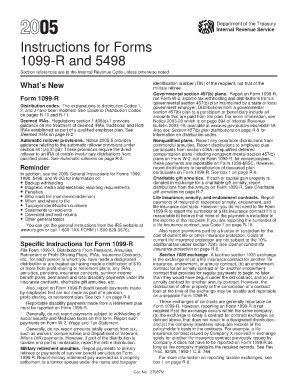 Instructions for Forms 1099-R and 5498