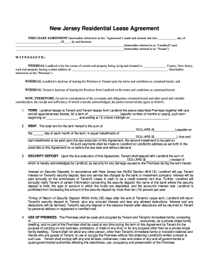 blank rental lease