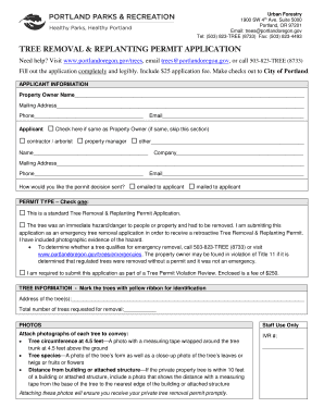Suite 5000 Portland, OR 97201 Email: trees portlandoregon