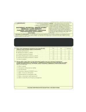 National Hospital Ambulatory Medical Care Survey