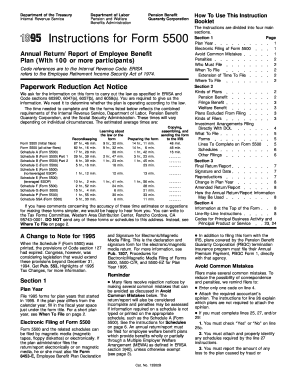 Form 5500 Annual Return/Report