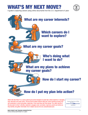 What's My Next Move Career Planning Document