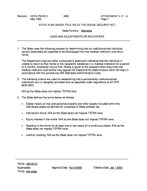 HCFA-PM-95-3 - dhhs ne