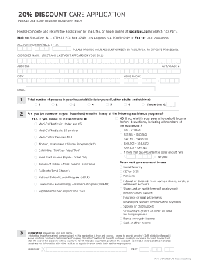 California CARE Application