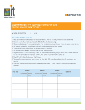Blood Pressure Tracker - Healthy Ohio