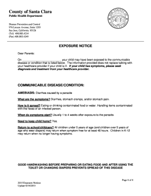 Exposure Notice for Communicable Disease