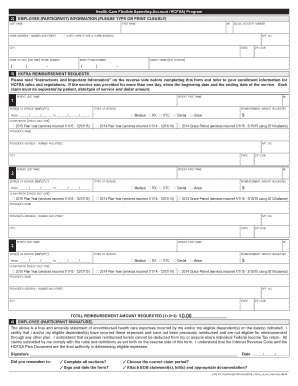 Health Care Flexible Spending Account Claim Form