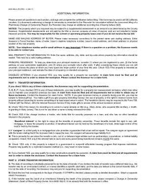 California Preliminary Change of Ownership Report