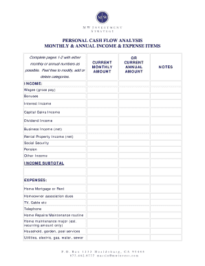 Hoa budget template excel - income versus expense worksheet form