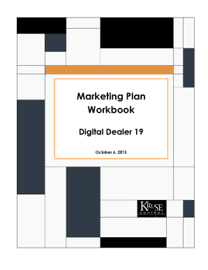 Marketing Plan Workbook