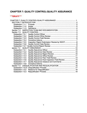 Fillable Online in Quality ControlQuality Assurance Document - in Fax ...