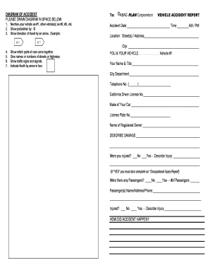 Vehicle Accident Report