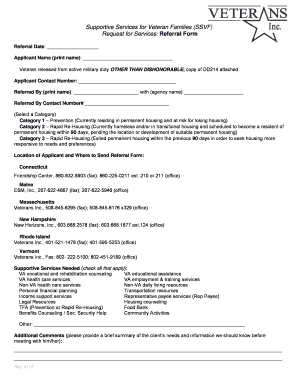 SSVF Referral Form