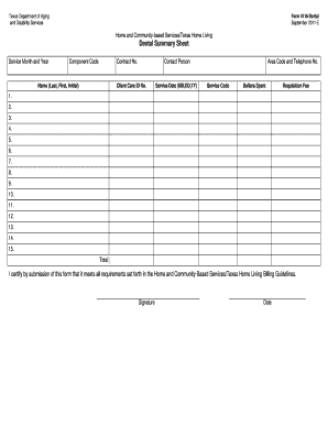 Texas Dental and Disability Services Form