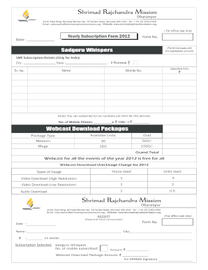 Sadguru Whispers Subscription Form
