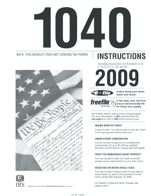 2009 Instruction 1040-ALL - irs