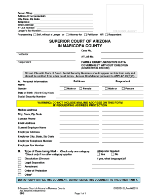 Response to Petition for Legal Separation Without Minor Children