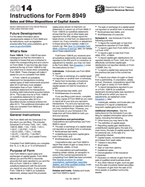 Instructions for Form 8949
