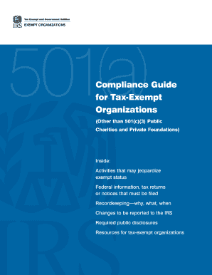 Tax Exempt Compliance Guide