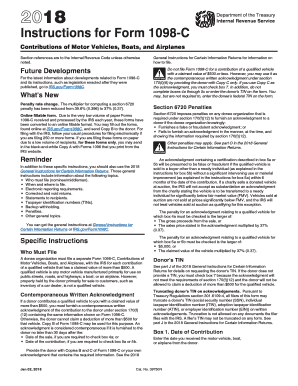 Instructions for Form 1098-C