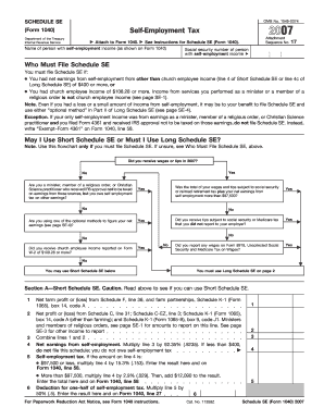 printable form 1040 schedule se edit fill out download hot tax schedule se form 1040 2015