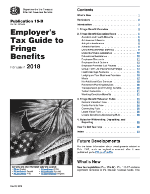 IRS Publication 15-B 2018