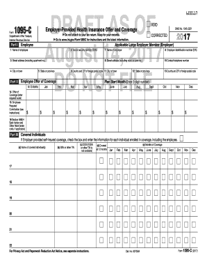 Form 1095-C Draft 2017