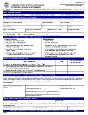 Missouri Form CDTC-770