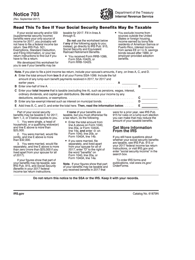 2015 notice 703 form Preview on Page 1