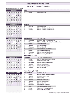 School Calendar Template - tolowa-nsn