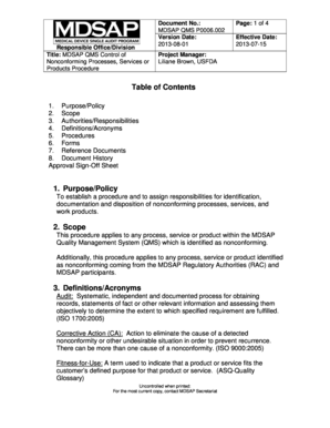 Sop pdf download - Responsible OfficeDivision - fda