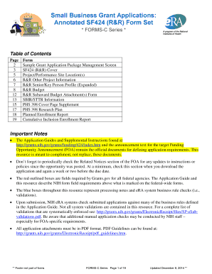 SF424 (R&R) Cover Form
