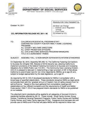 Irs letter head - CCL INFORMATION RELEASE NO - ccld ca