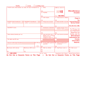 IRS Form 1099-MISC