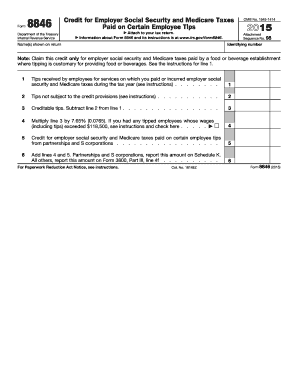 IRS Form 8846