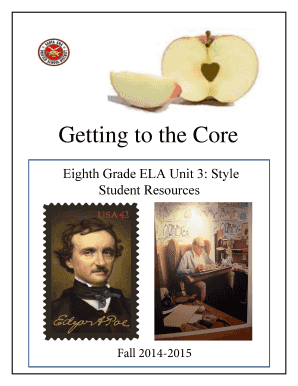 Eighth Grade ELA Style Unit Resources