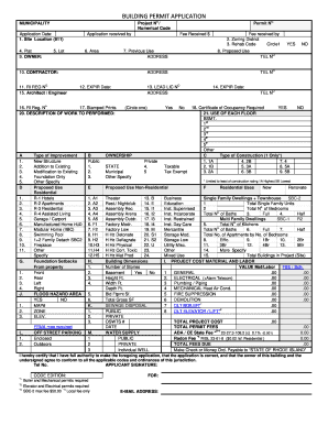 Building Permit Application