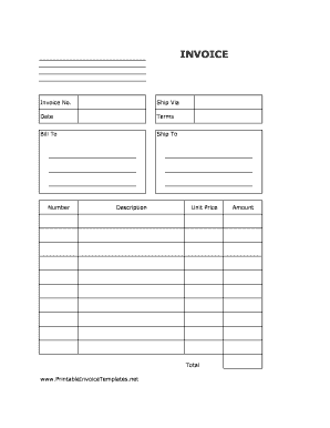 20+ Blank Invoice Templates - Sample Templates