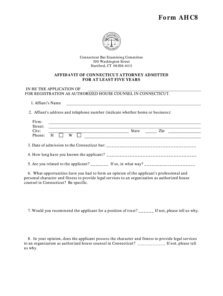 affidavit written Preview on Page 1